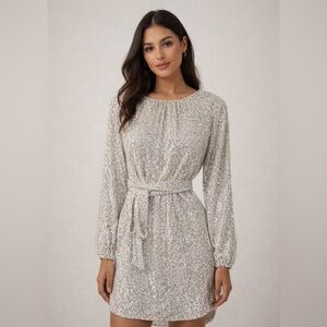 Forever 21 • Long Sleeve Sequin Dress